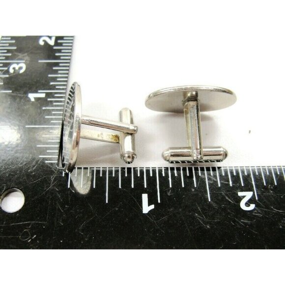 Cufflinks Tandem Bicycle Man Woman Tux Shirt Dress Suit Vintage - Picture 5 of 7